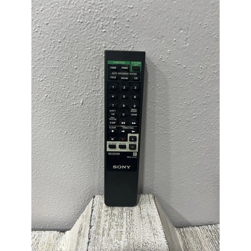 Sony RM-U141 Genuine OEM Audio Video AV Receiver Remote Control Untested